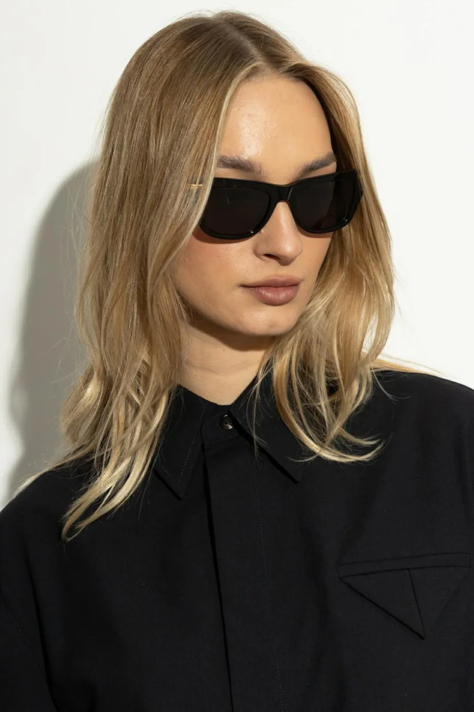 Bottega Veneta BRĄZOWY Okulary przeciwsłoneczne