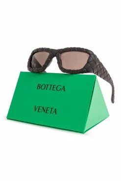 Bottega Veneta BRĄZOWY Okulary przeciwsłoneczne