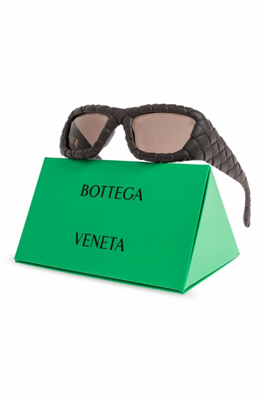 Bottega Veneta BRĄZOWY Okulary przeciwsłoneczne