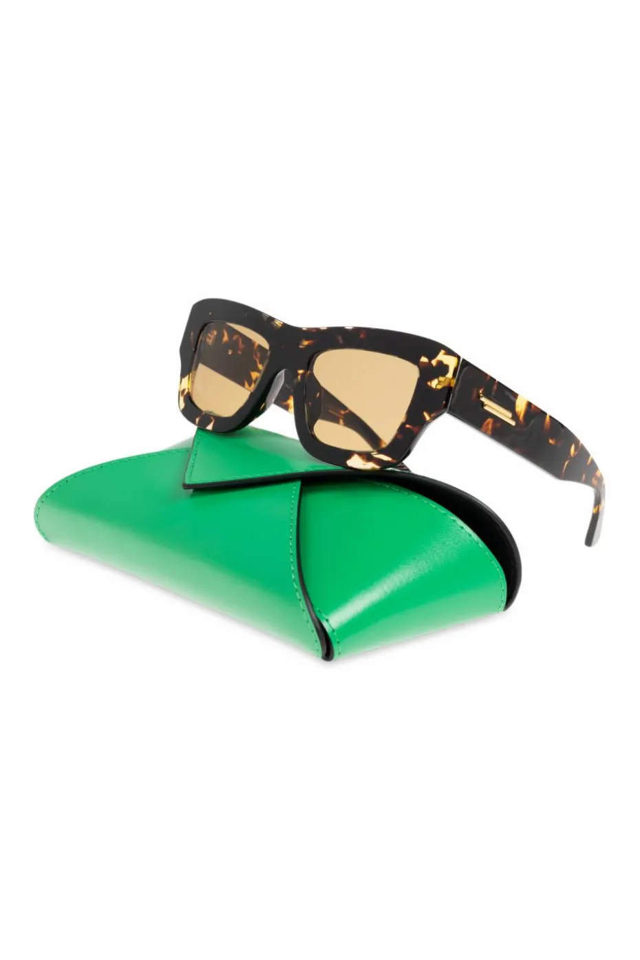 Bottega Veneta BRĄZOWY Okulary przeciwsłoneczne