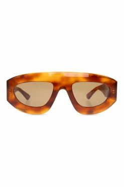 Bottega Veneta BRĄZOWY Okulary przeciwsłoneczne
