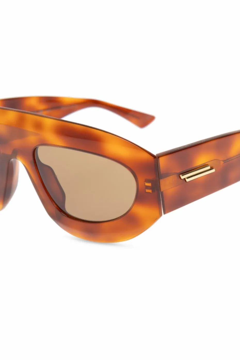 Bottega Veneta BRĄZOWY Okulary przeciwsłoneczne