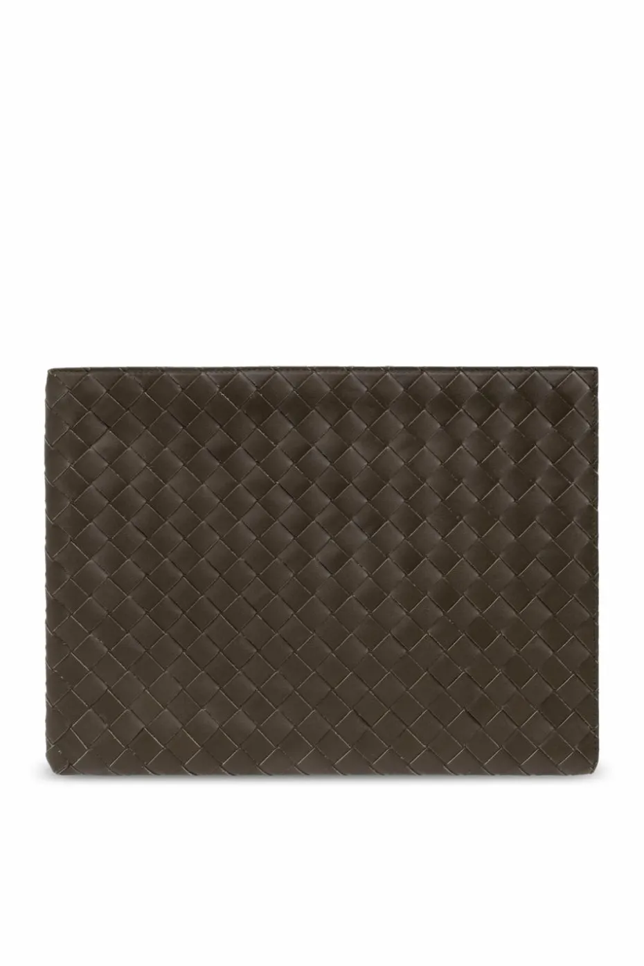 Bottega Veneta BRĄZOWY Skórzana aktówka