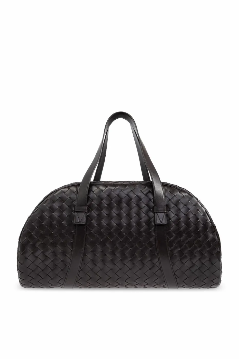 Bottega Veneta BRĄZOWY Skórzana torba podręczna