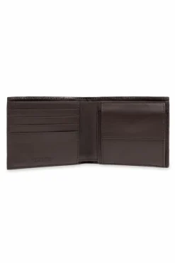 Bottega Veneta BRĄZOWY Skórzany portfel