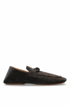 Bottega Veneta BRĄZOWY Skórzane buty `Daddy`