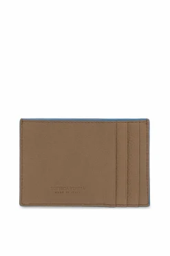 Bottega Veneta BRĄZOWY Skórzane etui na karty