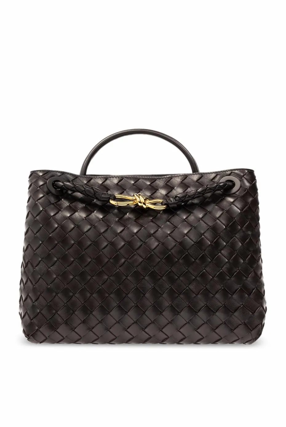 Bottega Veneta BRĄZOWY Torba ‘Andiamo Medium’ typu ‘shopper’