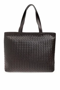 Bottega Veneta BRĄZOWY Torba ‘Avenue Large’ typu ‘shopper’