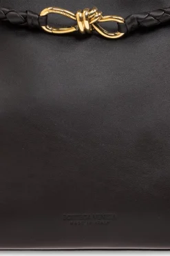 Bottega Veneta BRĄZOWY Torba do ręki `Andiamo Medium`