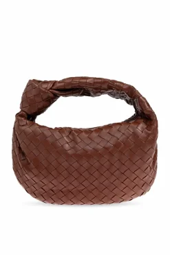 Bottega Veneta BRĄZOWY Torba do ręki `Jodie Small`