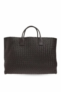 Bottega Veneta BRĄZOWY Torba ‘Cabat Maxi’ typu ‘shopper’