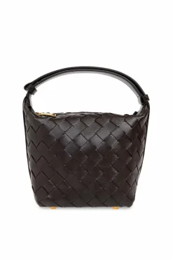 Bottega Veneta BRĄZOWY Torba do ręki `Candy Wallace`