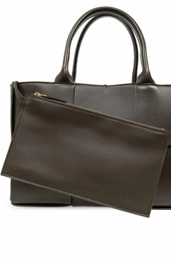 Bottega Veneta BRĄZOWY Torba `Arco Small` typu `shopper`