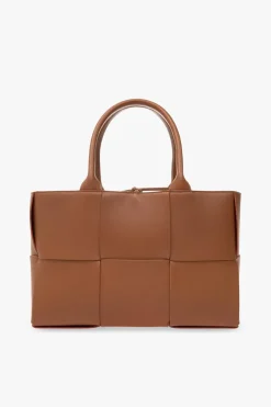 Bottega Veneta BRĄZOWY Torba ‘Arco Small’ typu ‘shopper’