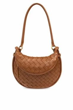 Bottega Veneta BRĄZOWY Torba na ramię ‘Gemelli Small’