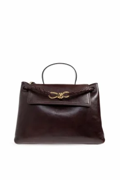 Bottega Veneta BRĄZOWY Torba do ręki `Ciao Ciao`
