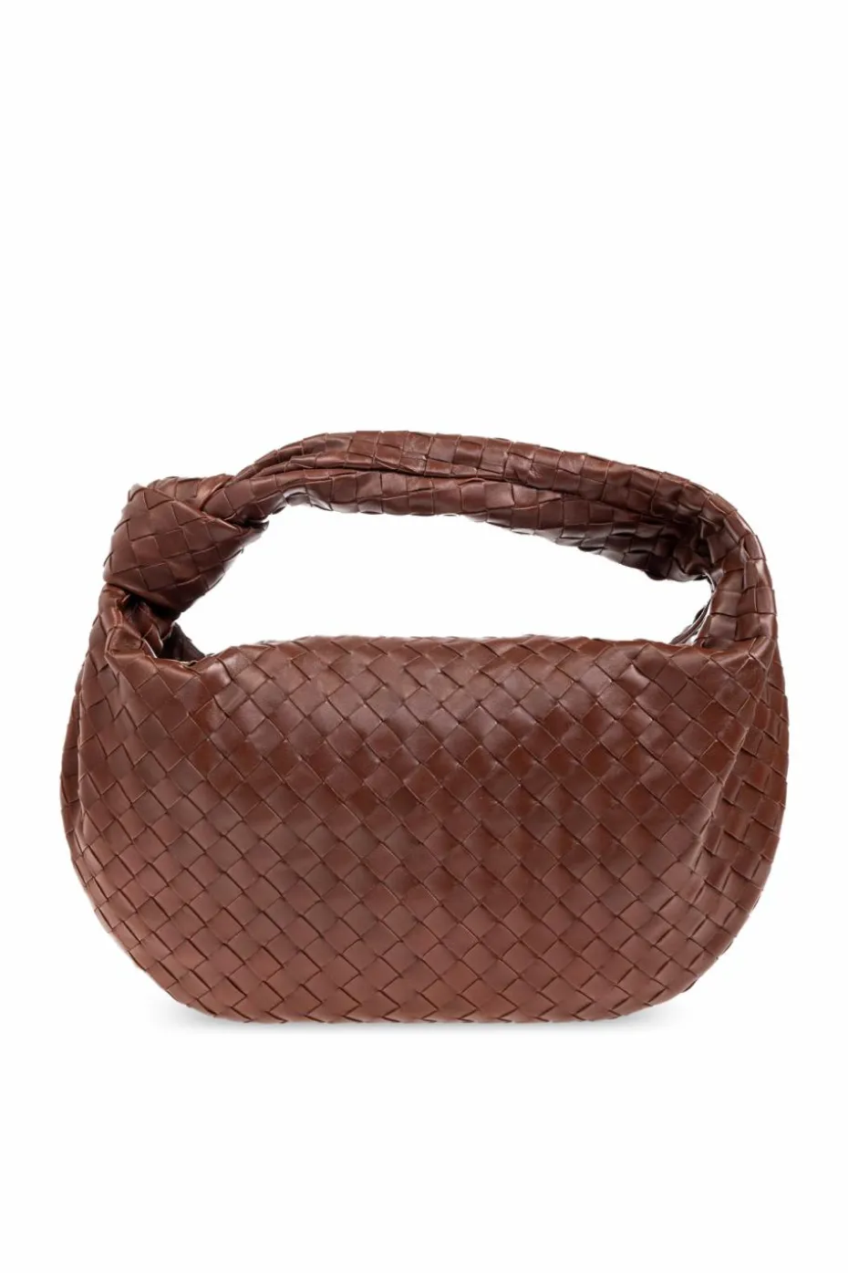 Bottega Veneta BRĄZOWY Torba do ręki `Jodie Medium`