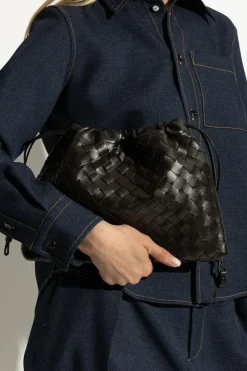 Bottega Veneta BRĄZOWY Torba na ramię `Dustbag`