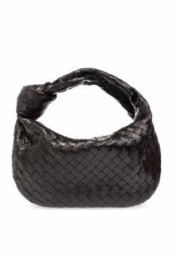 Bottega Veneta BRĄZOWY Torba na ramię ‘Jodie Teen’