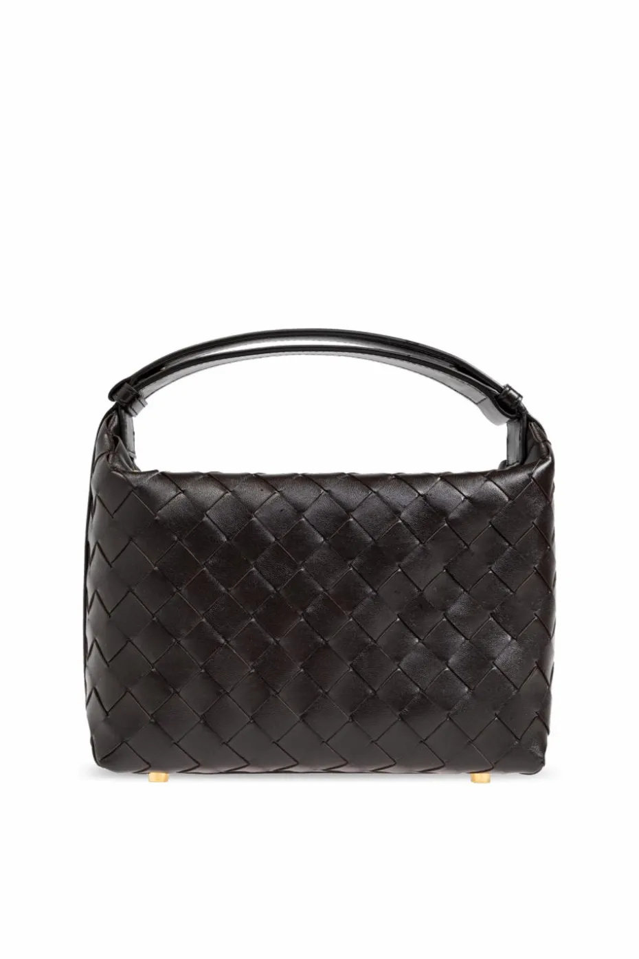 Bottega Veneta BRĄZOWY Torba do ręki `Wallace Mini`