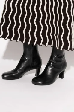 Bottega Veneta CZARNY Botki na obcasie `Nico`