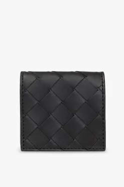 Bottega Veneta CZARNY Etui na monety