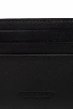 Bottega Veneta CZARNY Etui na karty z logo