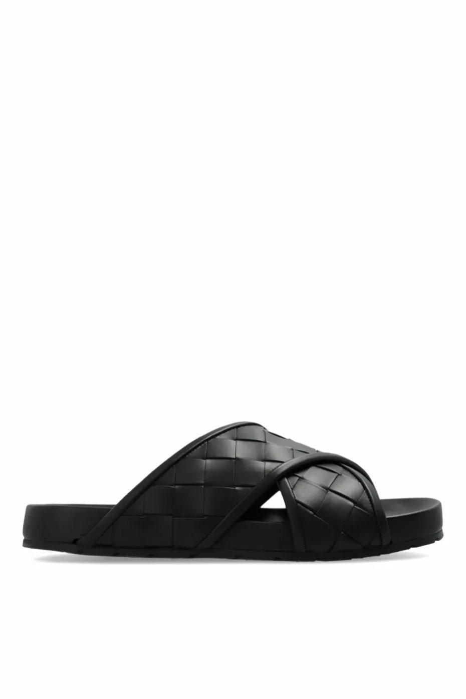 Bottega Veneta CZARNY Klapki `Tarik`