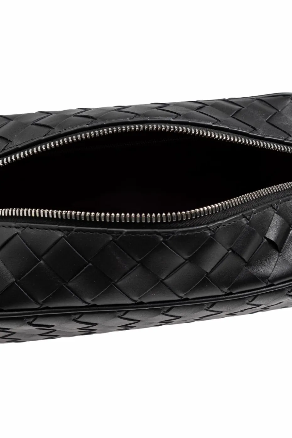 Bottega Veneta CZARNY Kosmetyczka `Intrecciato`