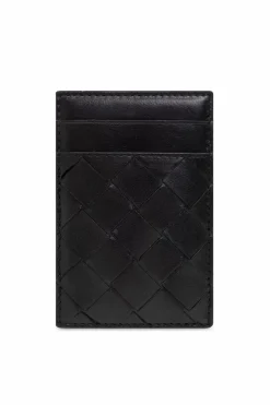 Bottega Veneta CZARNY Magnetyczne etui na karty
