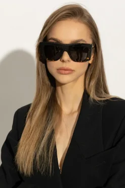 Bottega Veneta CZARNY Okulary przeciwsłoneczne