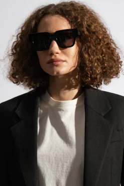 Bottega Veneta CZARNY Okulary przeciwsłoneczne