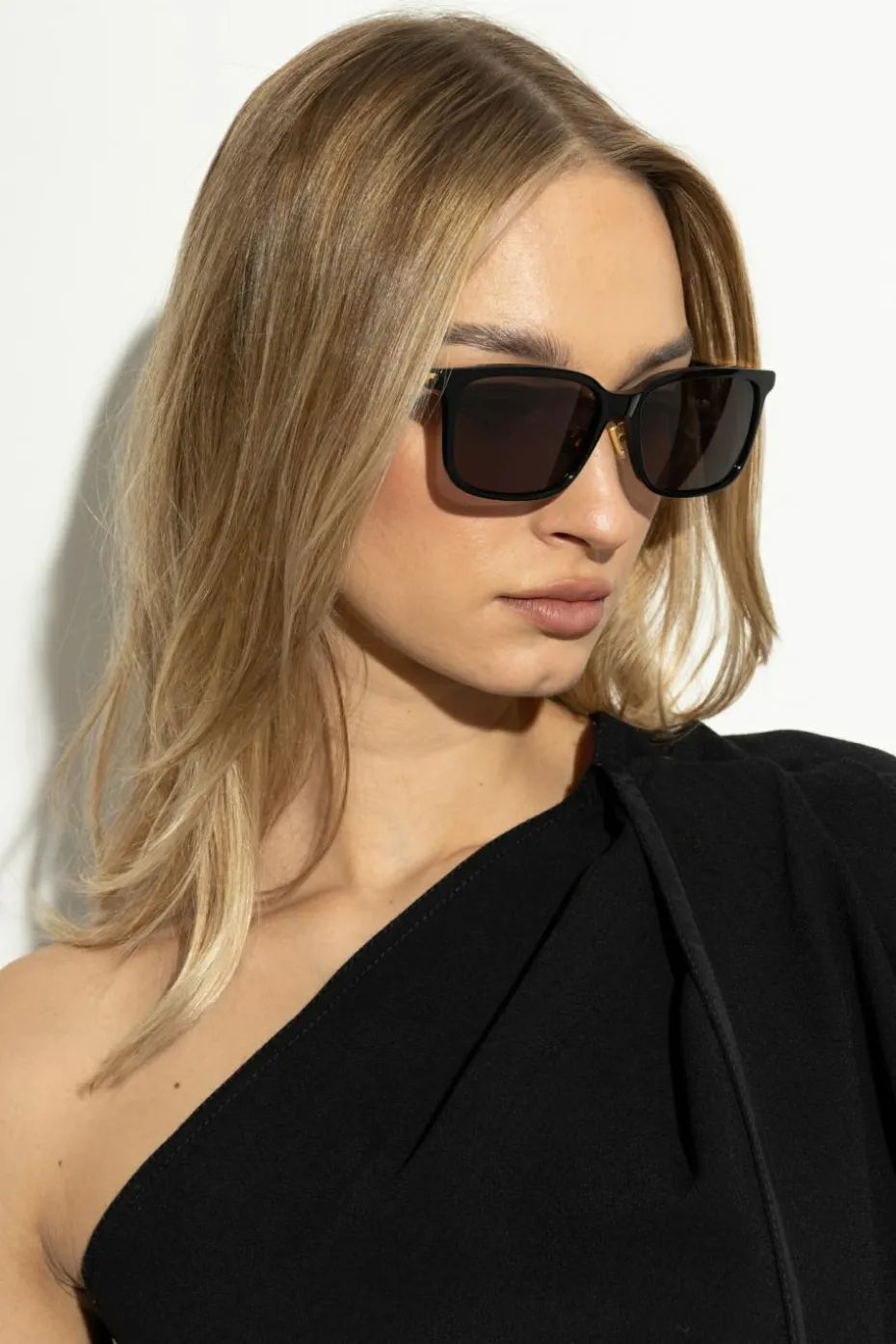 Bottega Veneta CZARNY Okulary przeciwsłoneczne