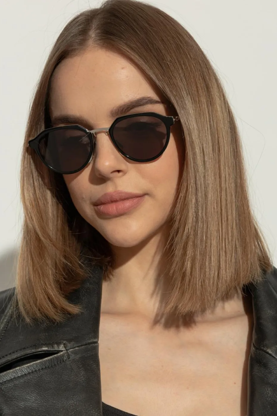 Bottega Veneta CZARNY Okulary przeciwsłoneczne