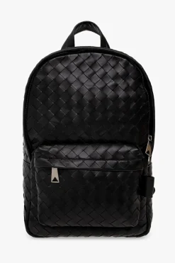 Bottega Veneta CZARNY Plecak ‘Classic Intrecciato Small’