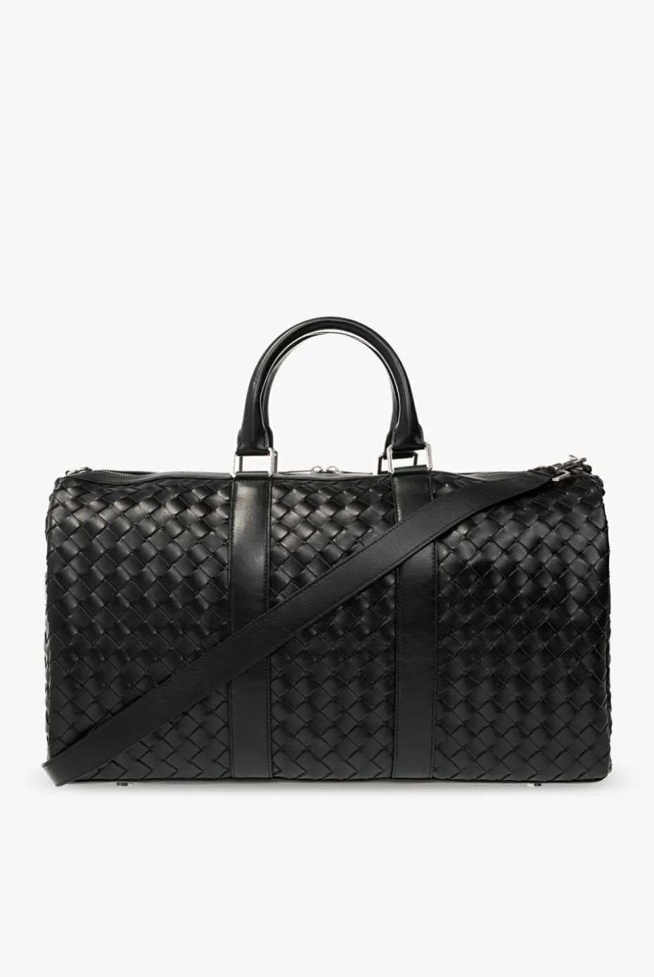 Bottega Veneta CZARNY Skórzana torba podręczna