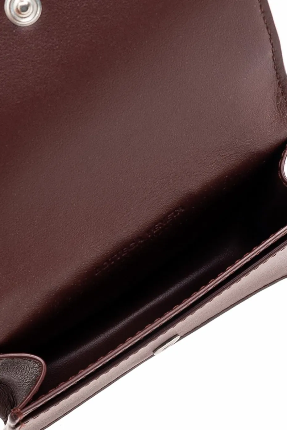 Bottega Veneta CZARNY Skórzane etui na karty.
