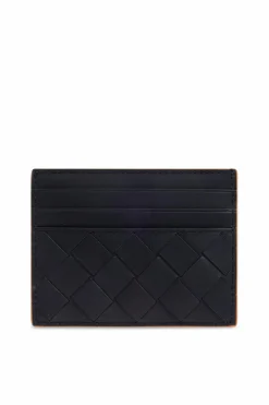 Bottega Veneta CZARNY Skórzane etui na karty