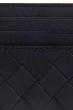 Bottega Veneta CZARNY Skórzane etui na karty