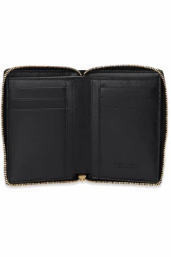 Bottega Veneta CZARNY Skórzany portfel