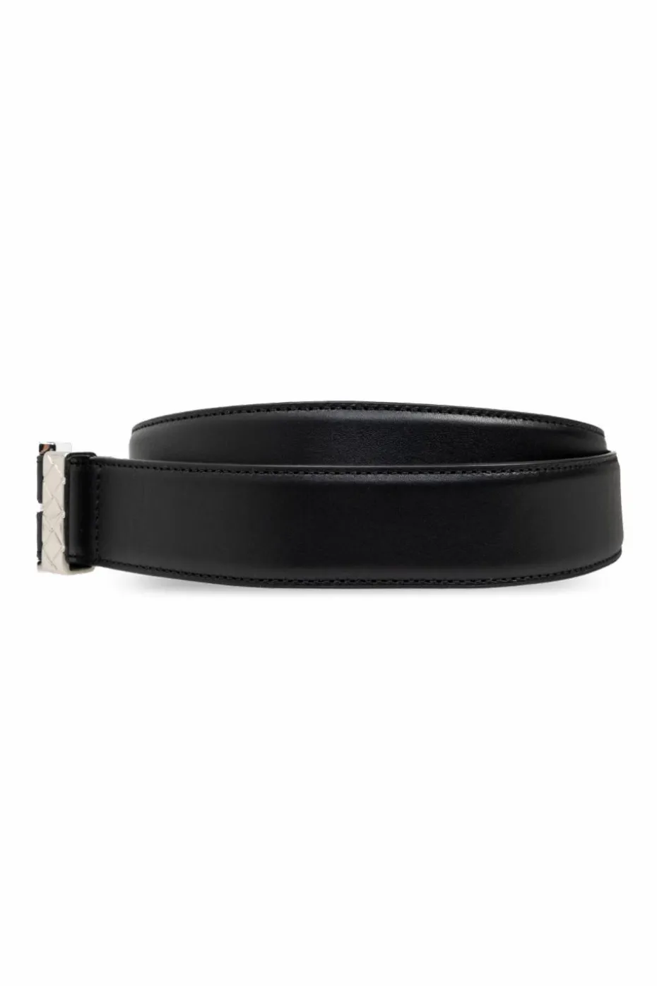 Bottega Veneta CZARNY Skórzany pasek