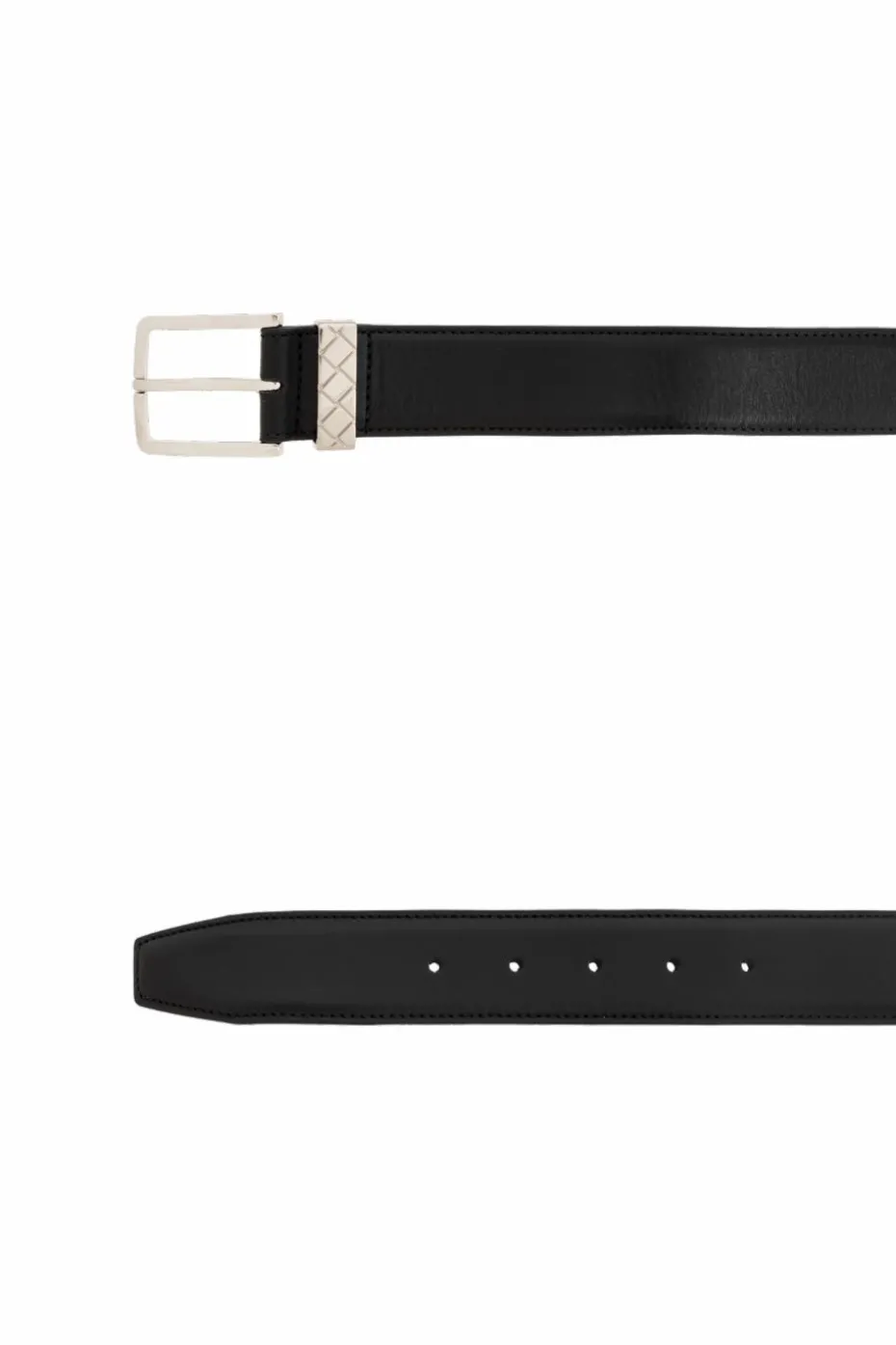 Bottega Veneta CZARNY Skórzany pasek