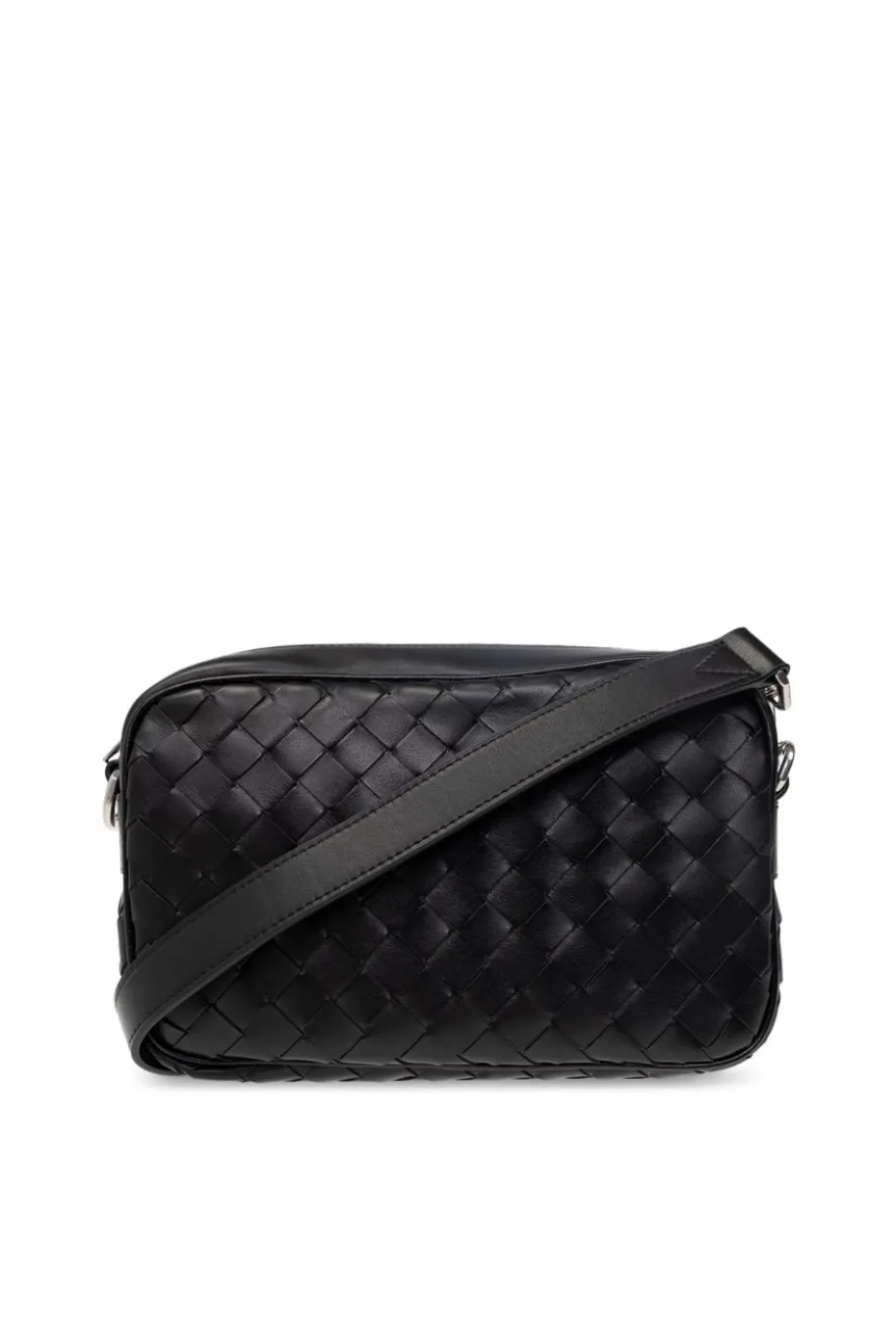 Bottega Veneta CZARNY Skórzana torba na ramię