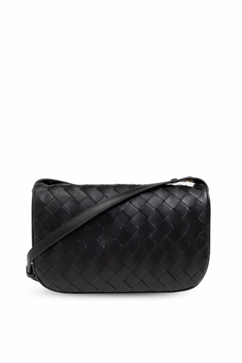 Bottega Veneta CZARNY Skórzana torba na ramię