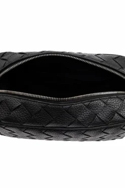 Bottega Veneta CZARNY Skórzana kosmetyczka