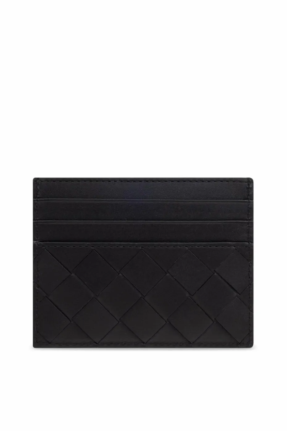 Bottega Veneta CZARNY Skórzane etui na karty