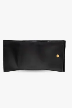 Bottega Veneta CZARNY Skórzany portfel