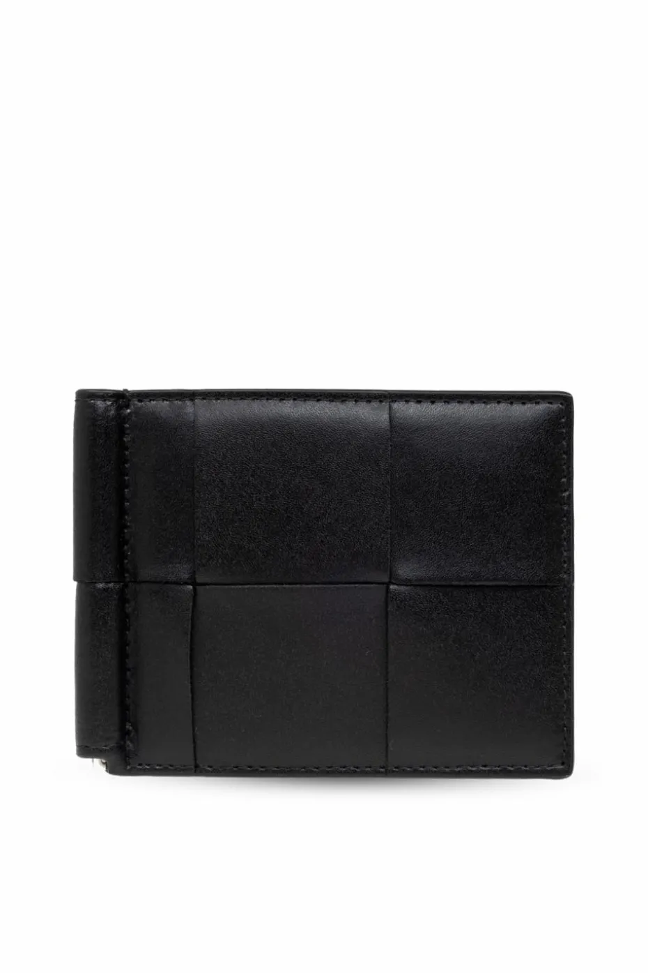 Bottega Veneta CZARNY Skórzany portfel