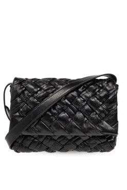 Bottega Veneta CZARNY Skórzana torba na ramię